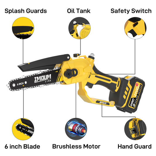 6-Inch Brushless Chainsaw